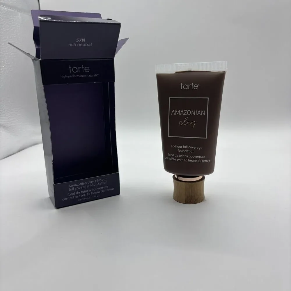 Tarte Amazonian clay 16-hour full coverage foundation - 57N - Rich Neutral 1.7oz